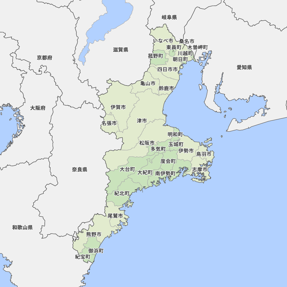 三重県の地図 Map It マップ イット