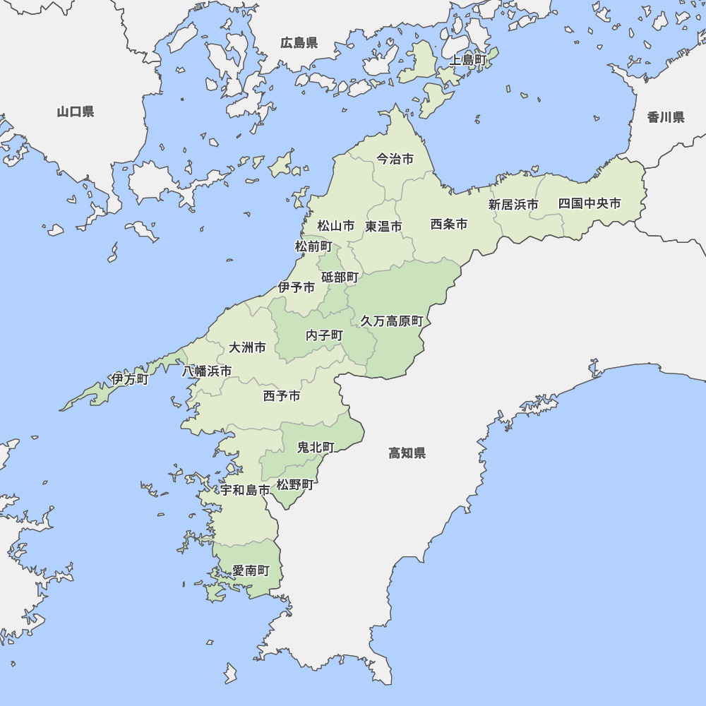 愛媛県の地図 Map It マップ イット