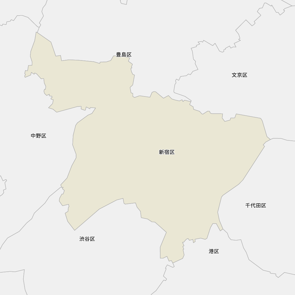 東京都新宿区の地図 Map It マップ イット