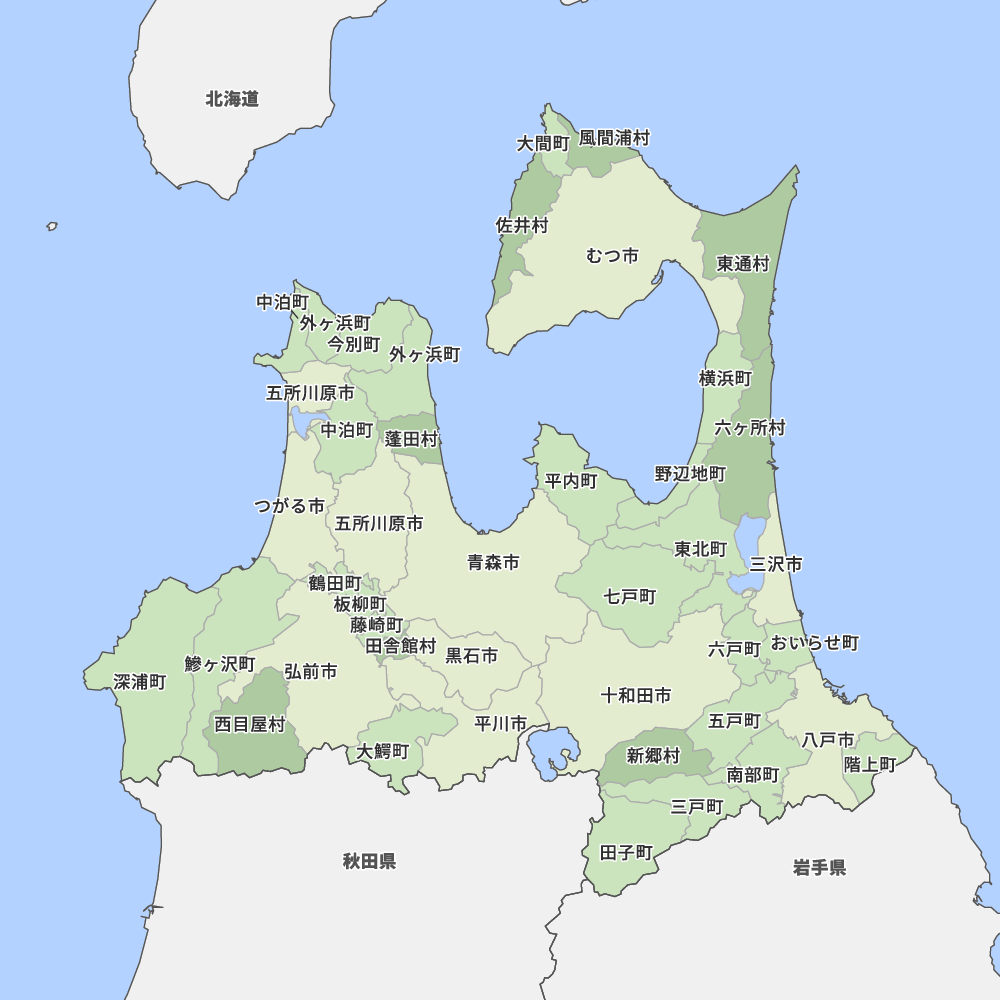 青森県の地図 Map It マップ イット